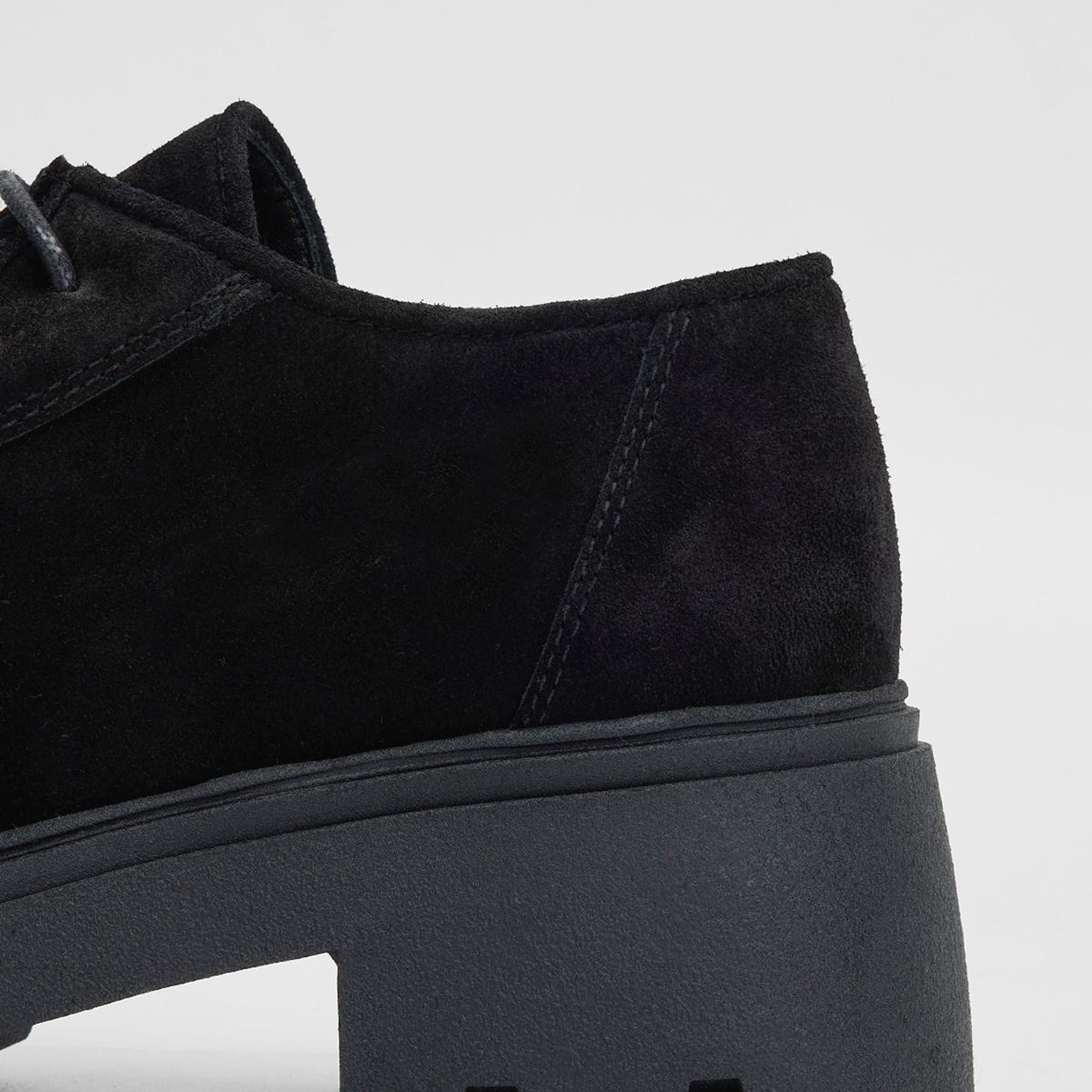 Valmenti Kadın Siyah Süet Hakiki Deri Casual Ayakkabı