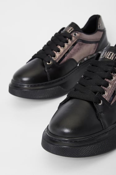  Valmenti Kadın Siyah/antrasit Vegan Sneakers & Spor Ayakkabı