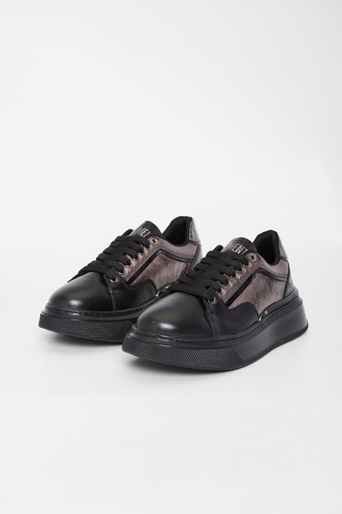  Valmenti Kadın Siyah/antrasit Vegan Sneakers & Spor Ayakkabı