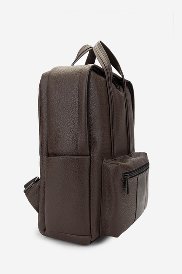  Valmenti Erkek Vegan Kahverengi Sırt Çantası