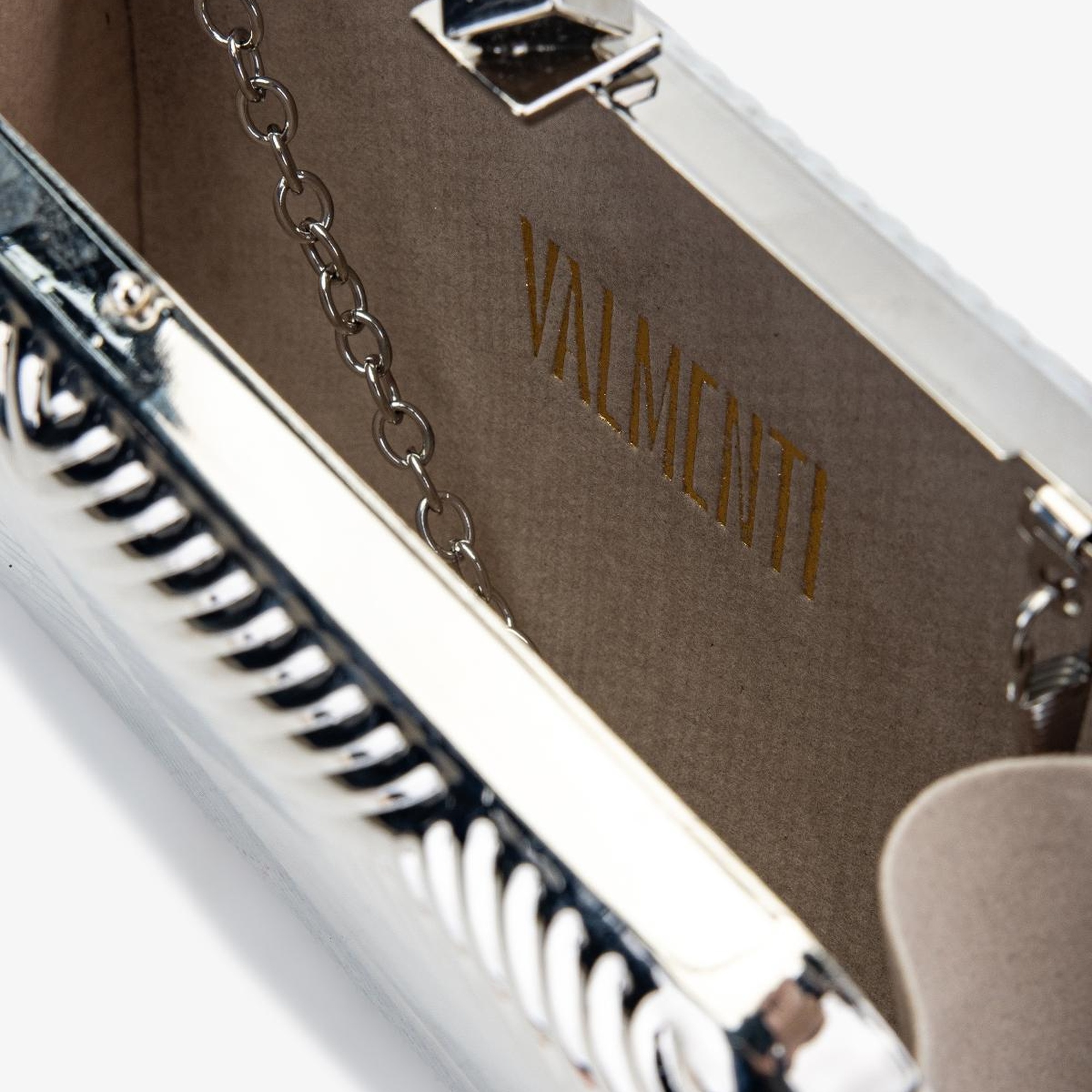 Valmenti Kadın Gri El Çantası