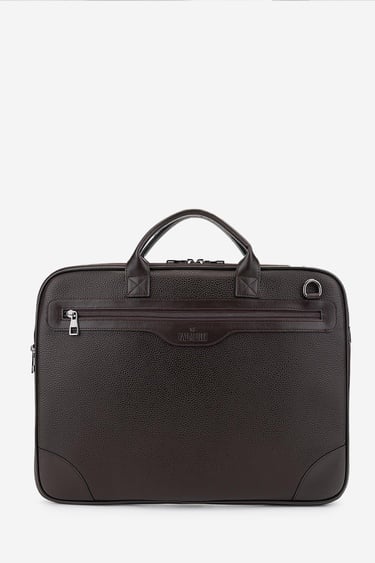  Valmenti Erkek Vegan Kahverengi Evrak Çantası