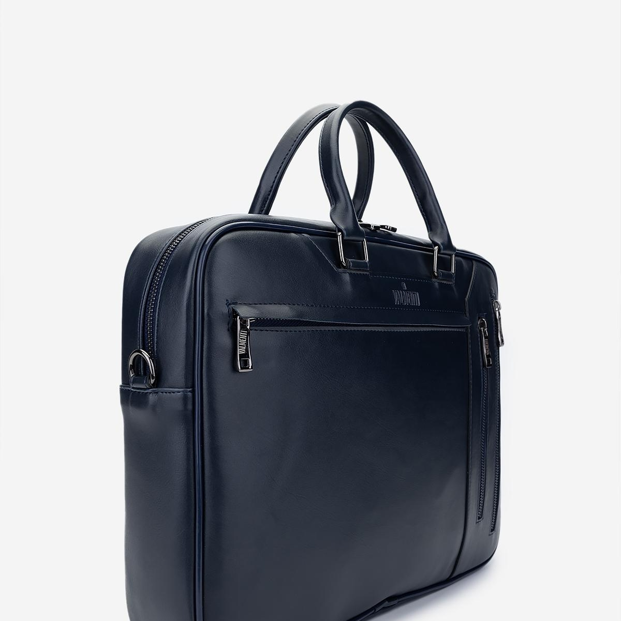 Valmenti Erkek Vegan Lacivert Evrak Çantası