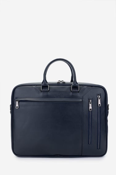  Valmenti Erkek Vegan Lacivert Evrak Çantası