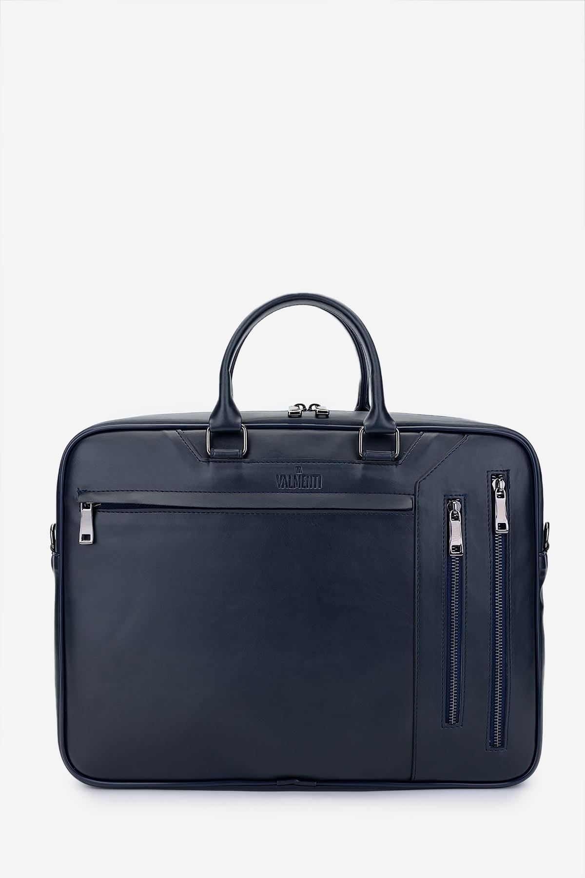  Valmenti Erkek Vegan Lacivert Evrak Çantası