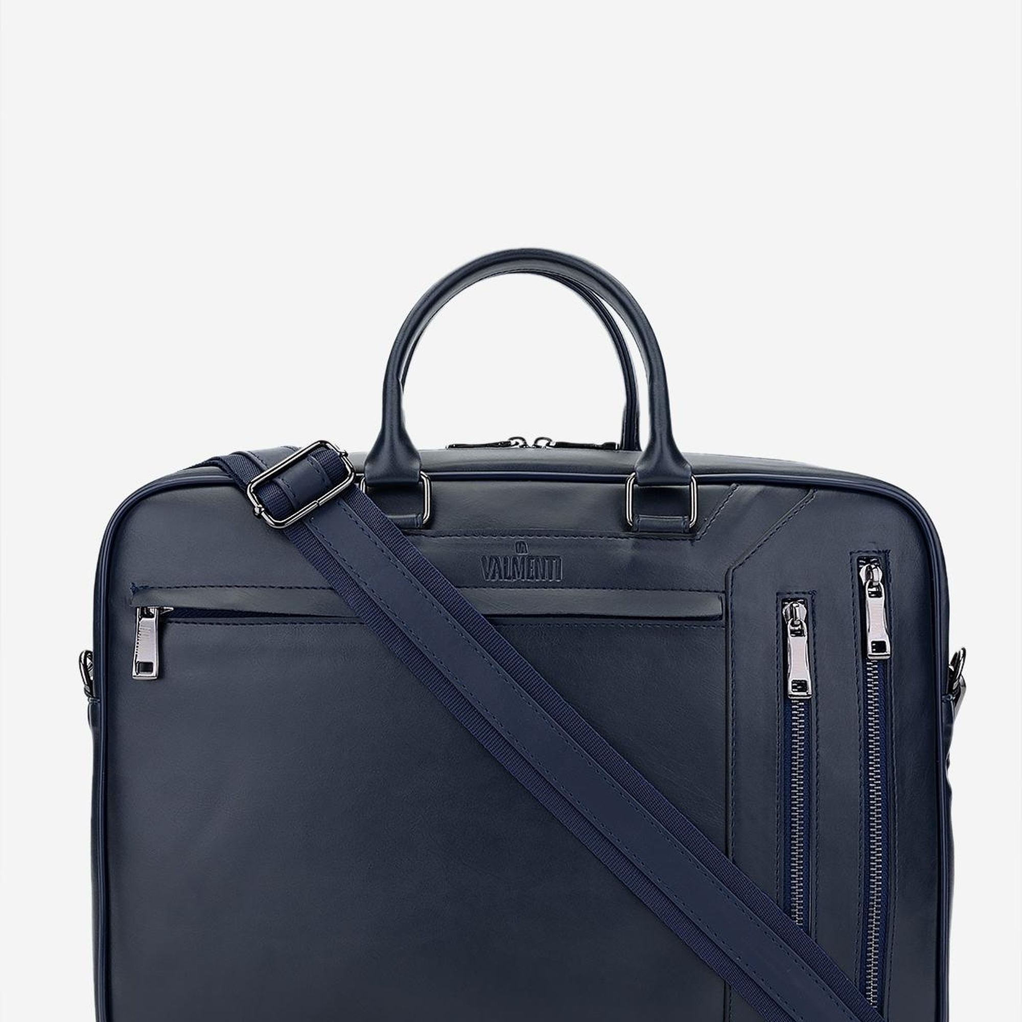 Valmenti Erkek Vegan Lacivert Evrak Çantası