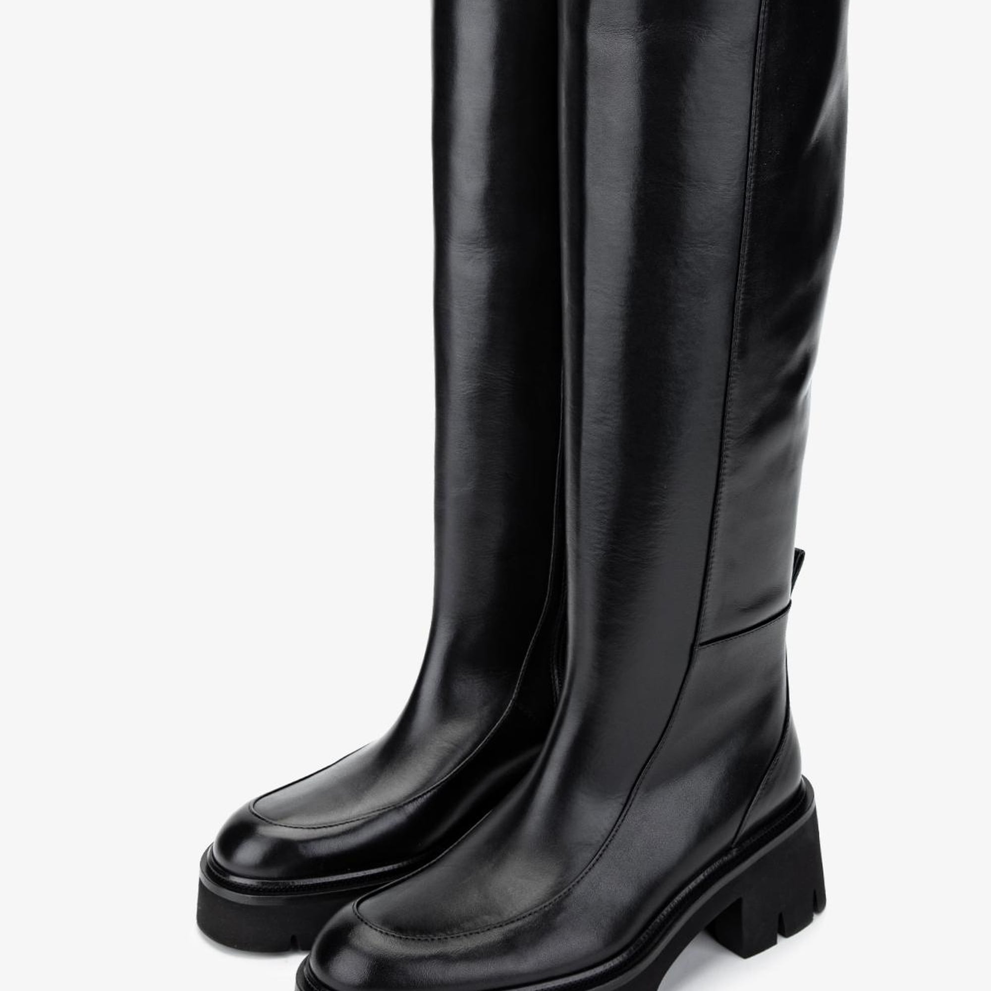 Valmenti Kadın Hakiki Deri Siyah Deri Casual Çizme