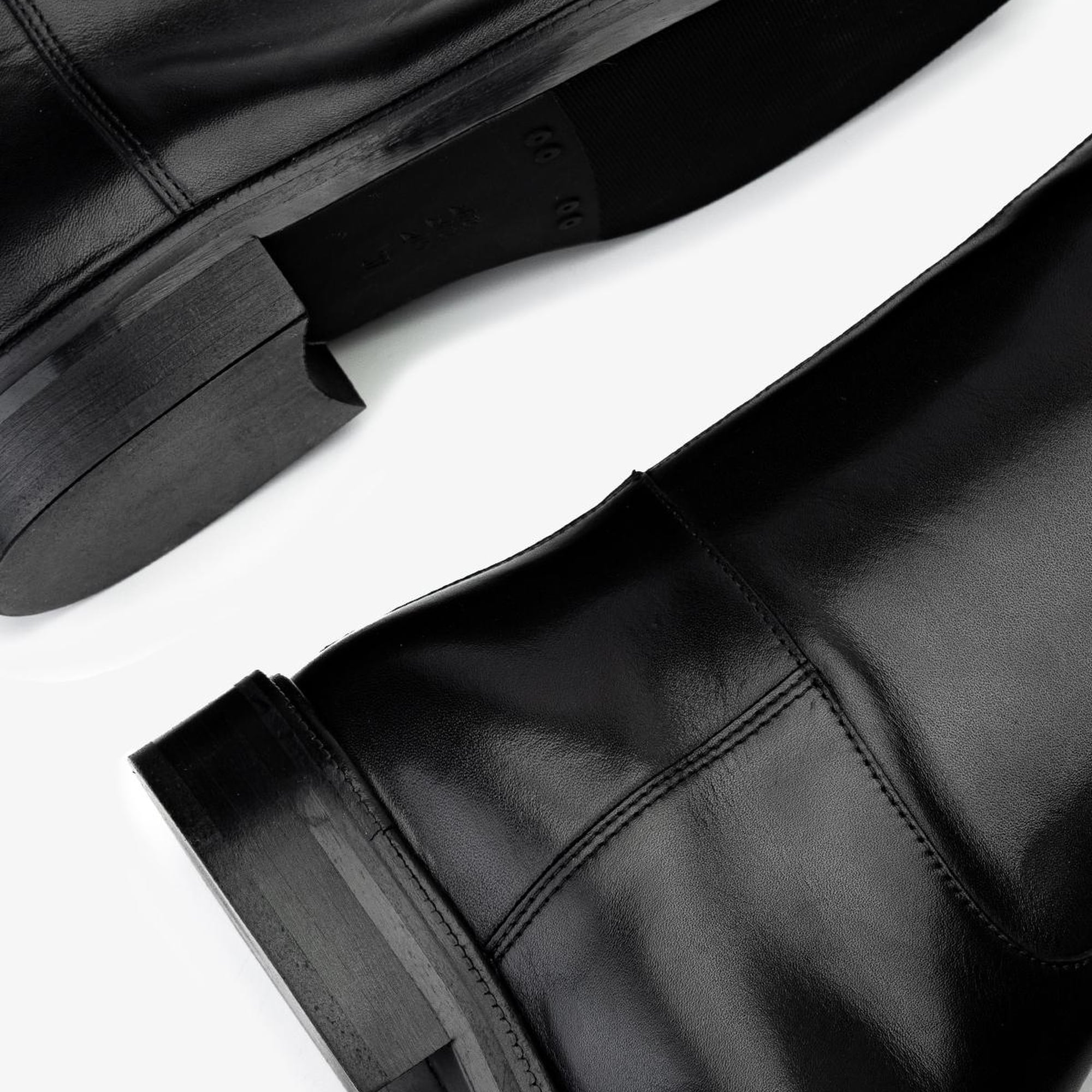 Valmenti Kadın Hakiki Deri Siyah Deri Casual Çizme