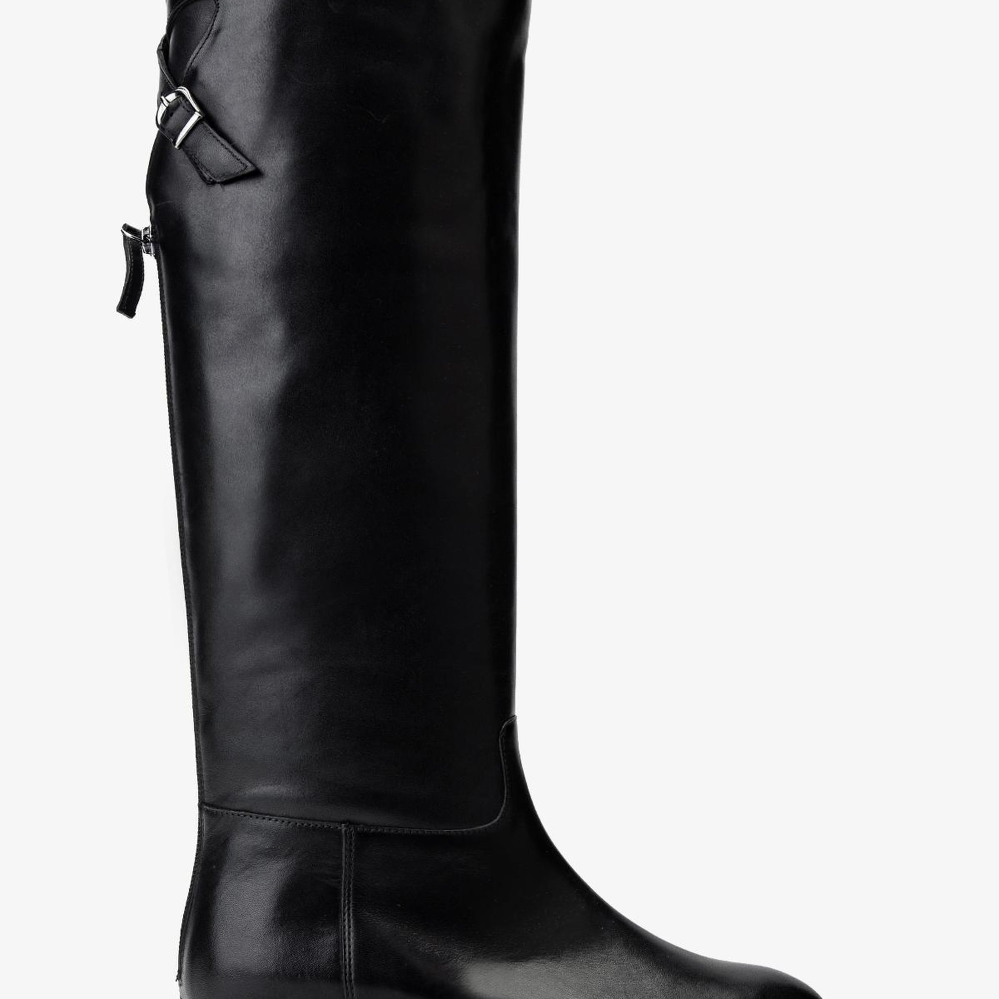 Valmenti Kadın Hakiki Deri Siyah Deri Casual Çizme