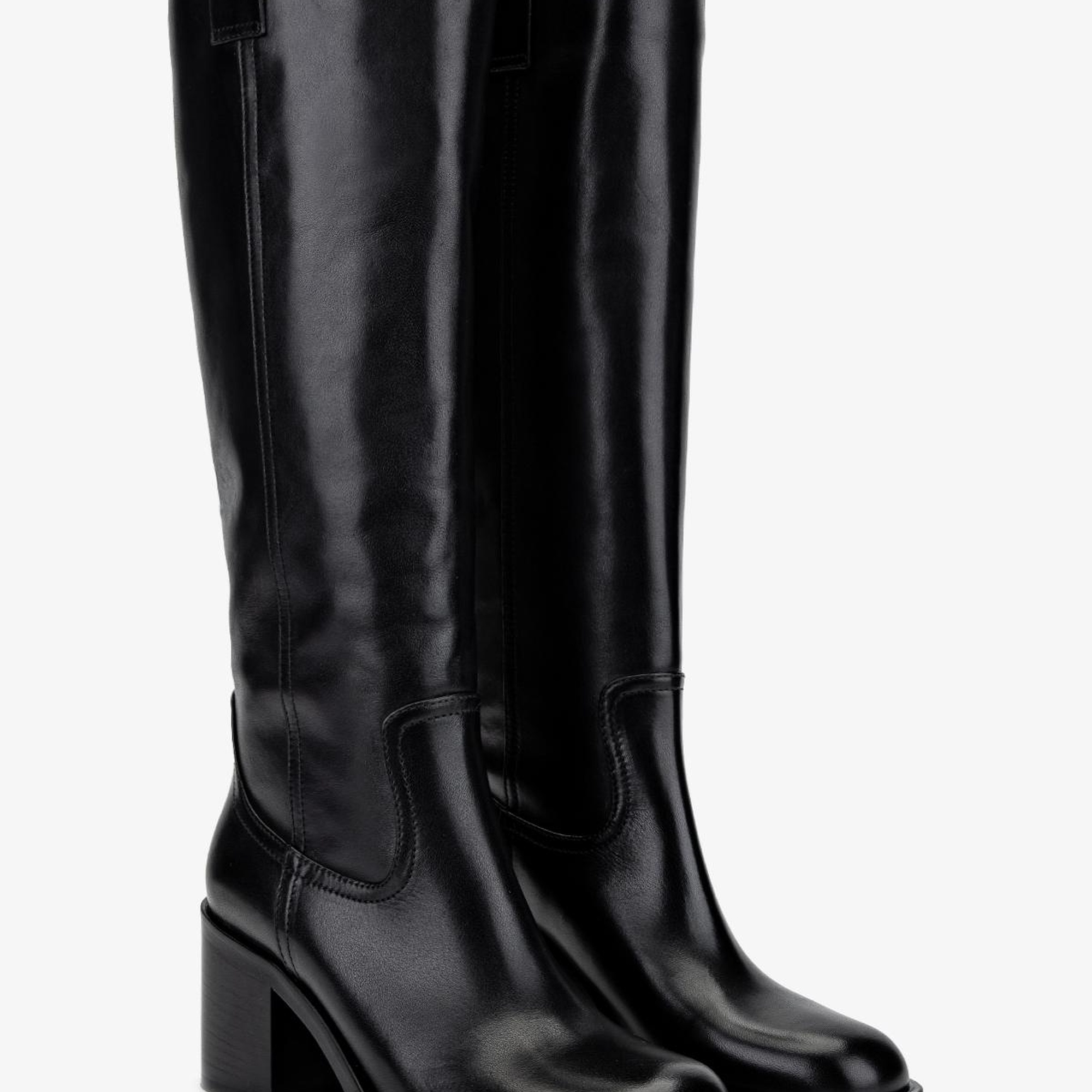 Valmenti Kadın Hakiki Deri Siyah Deri Casual Çizme