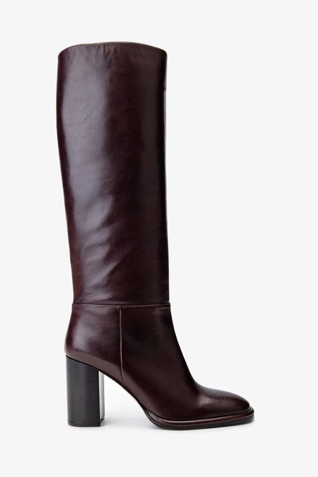  Valmenti Kadın Hakiki Deri Kahverengi Casual Çizme