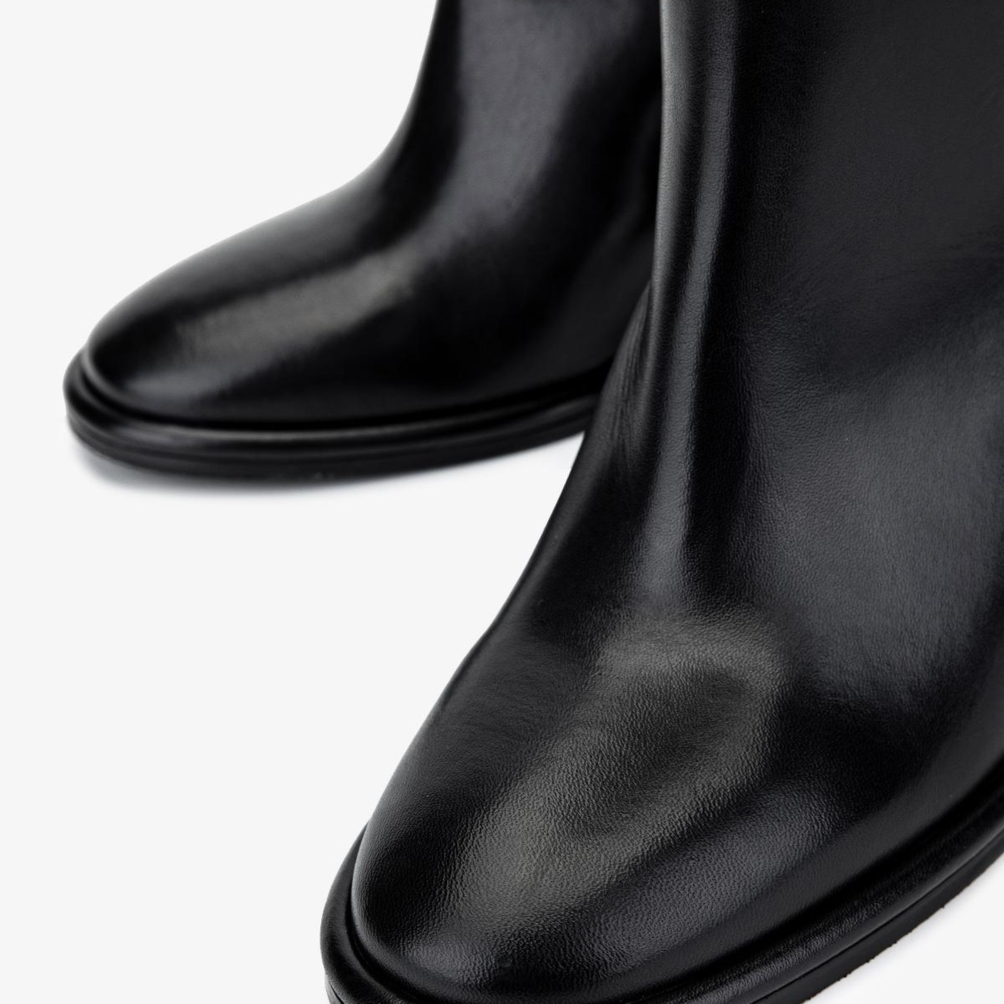 Valmenti Kadın Hakiki Deri Siyah Deri Casual Çizme