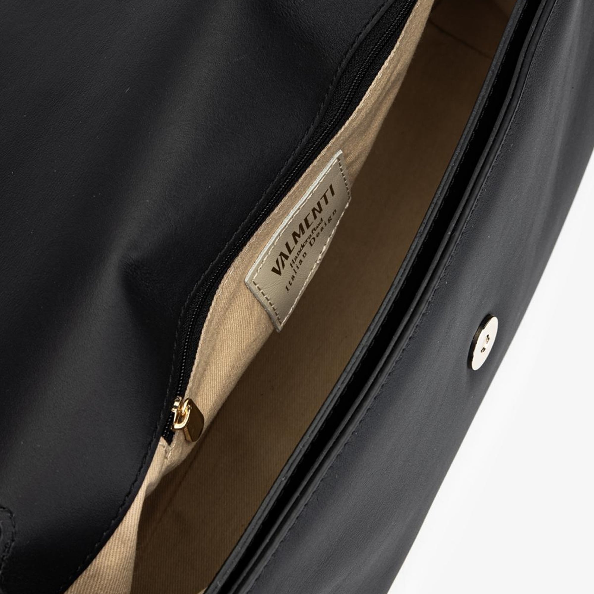 Valmenti Simbat Kadın Siyah Hakiki Deri Omuz Çanta