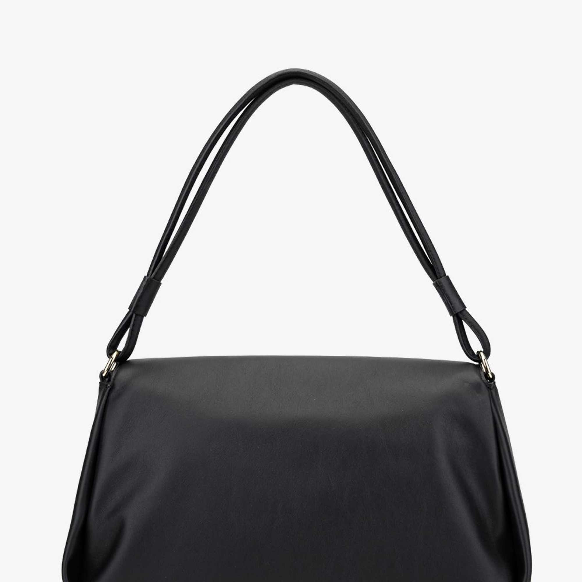 Valmenti Simbat Kadın Siyah Hakiki Deri Omuz Çanta