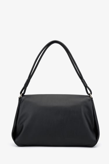  Valmenti Simbat Kadın Siyah Hakiki Deri Omuz Çanta