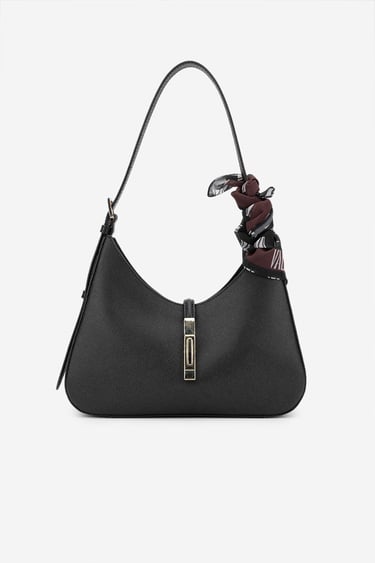  Valmenti Ekips Kadın Siyah Hakiki Deri Omuz Çanta