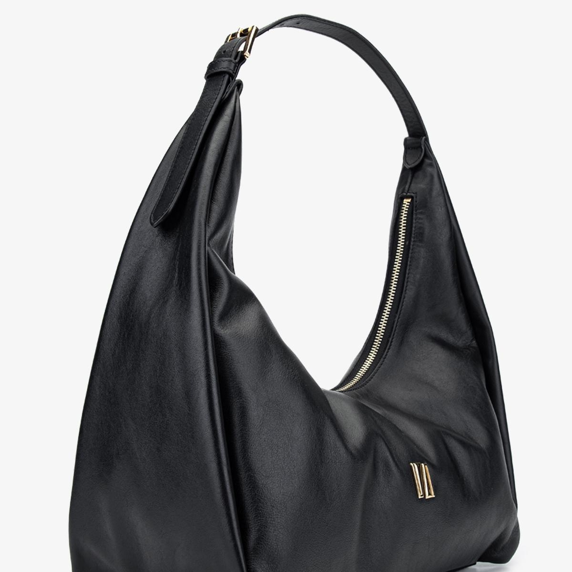 Valmenti Hakky Kadın Siyah Hakiki Deri Omuz Çanta