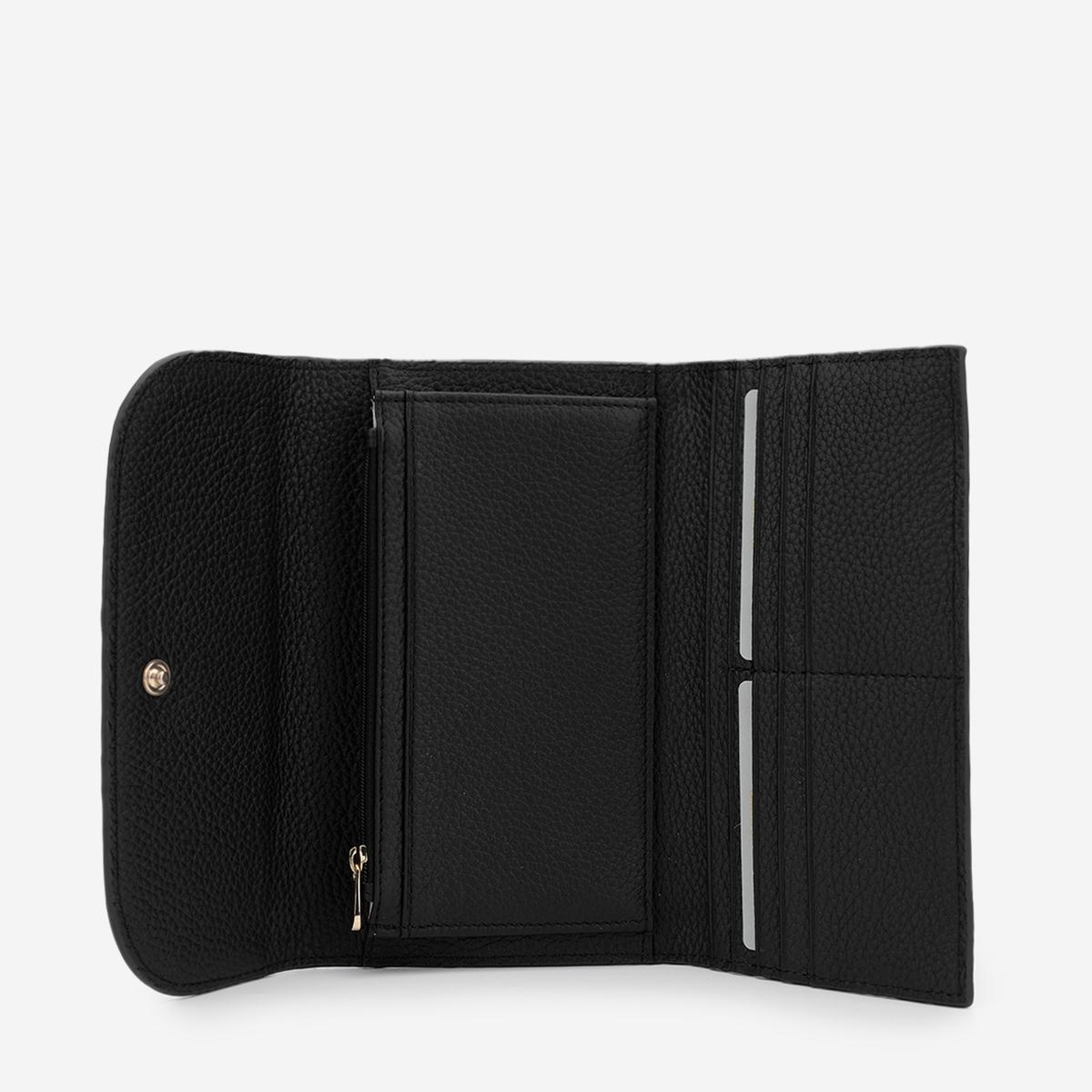 Valmenti Essento Kadın Siyah Floter Hakiki Deri Cuzdan,Kartlık,Anahtarlık