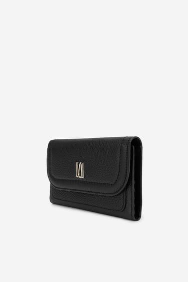  Valmenti Essento Kadın Siyah Floter Hakiki Deri Cuzdan,Kartlık,Anahtarlık