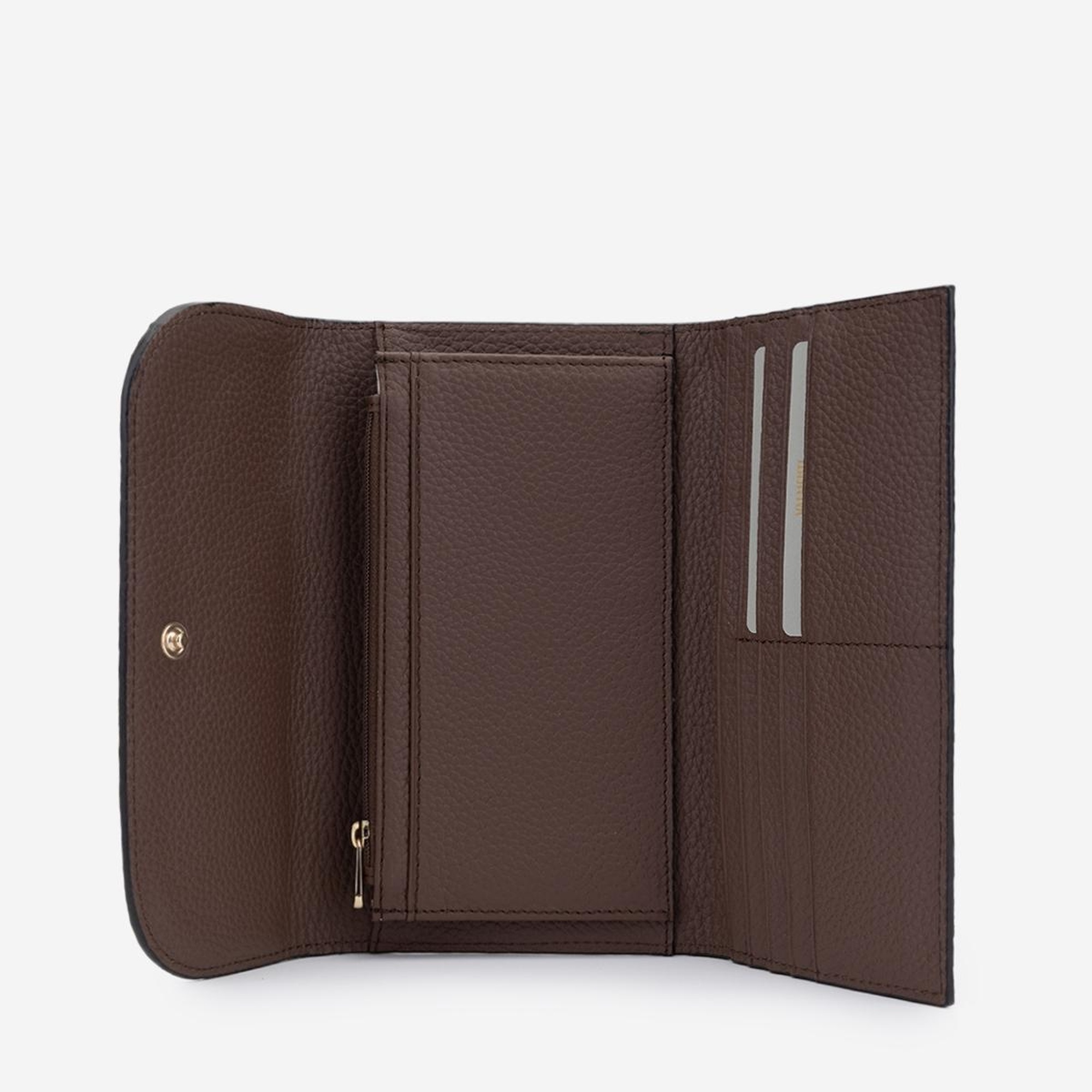 Valmenti Essento Kadın Kahverengi Floter Hakiki Deri Cuzdan,Kartlık,Anahtarlık