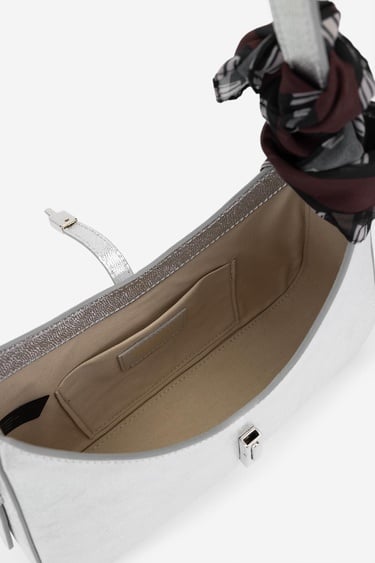  Valmenti Ekips Kadın Lame Hakiki Deri Omuz Çanta