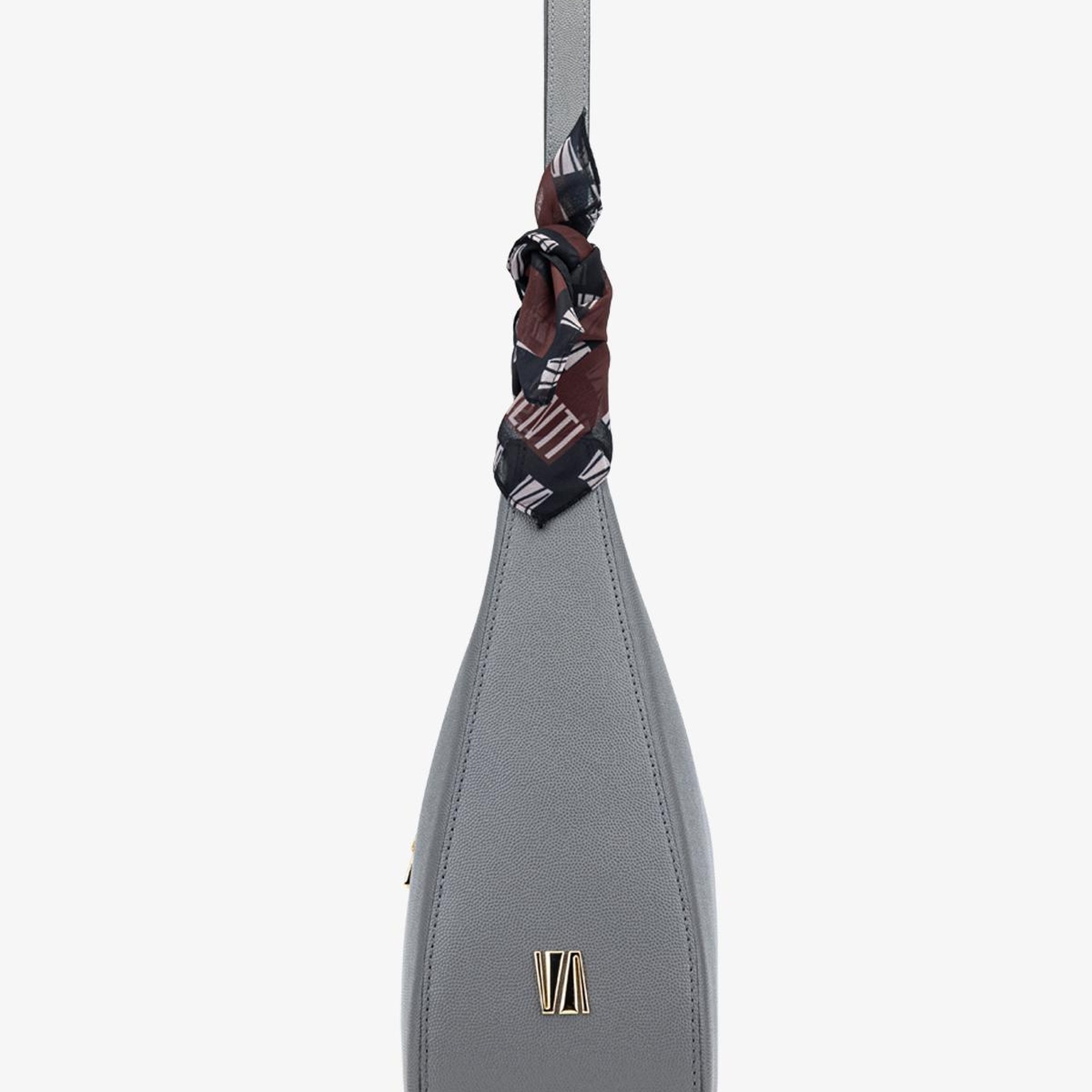 Valmenti Samty Kadın Gri Hakiki Deri Omuz Çanta