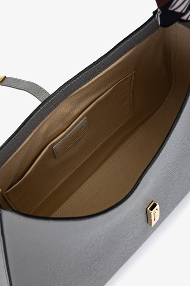  Valmenti Samty Kadın Gri Hakiki Deri Omuz Çanta