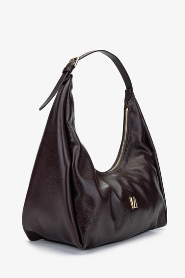  Valmenti Hakky Kadın Kahverengi Hakiki Deri Omuz Çanta