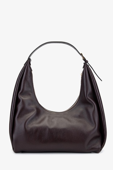  Valmenti Hakky Kadın Kahverengi Hakiki Deri Omuz Çanta