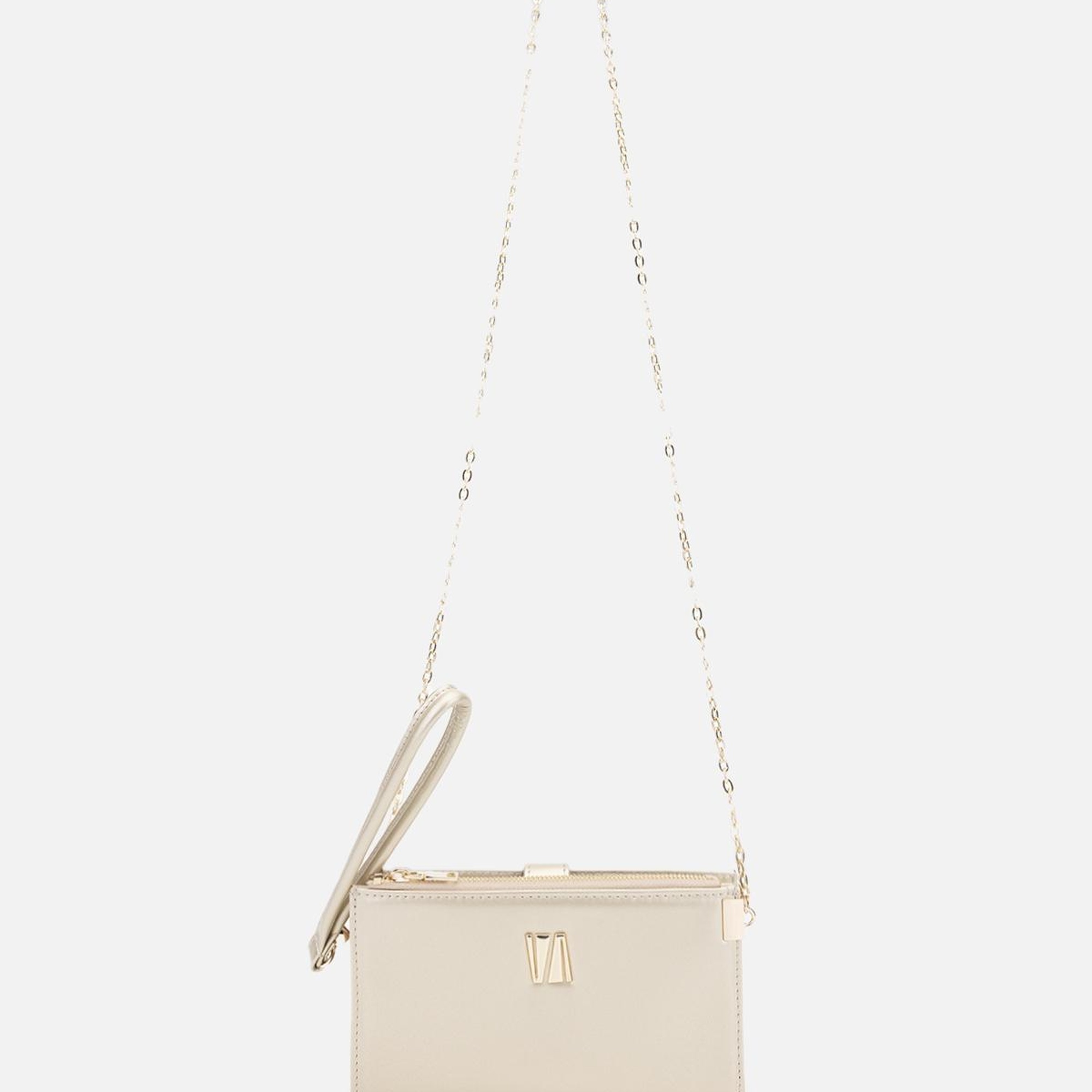 Valmenti Janti Kadın Altın Hakiki Deri El Çantası