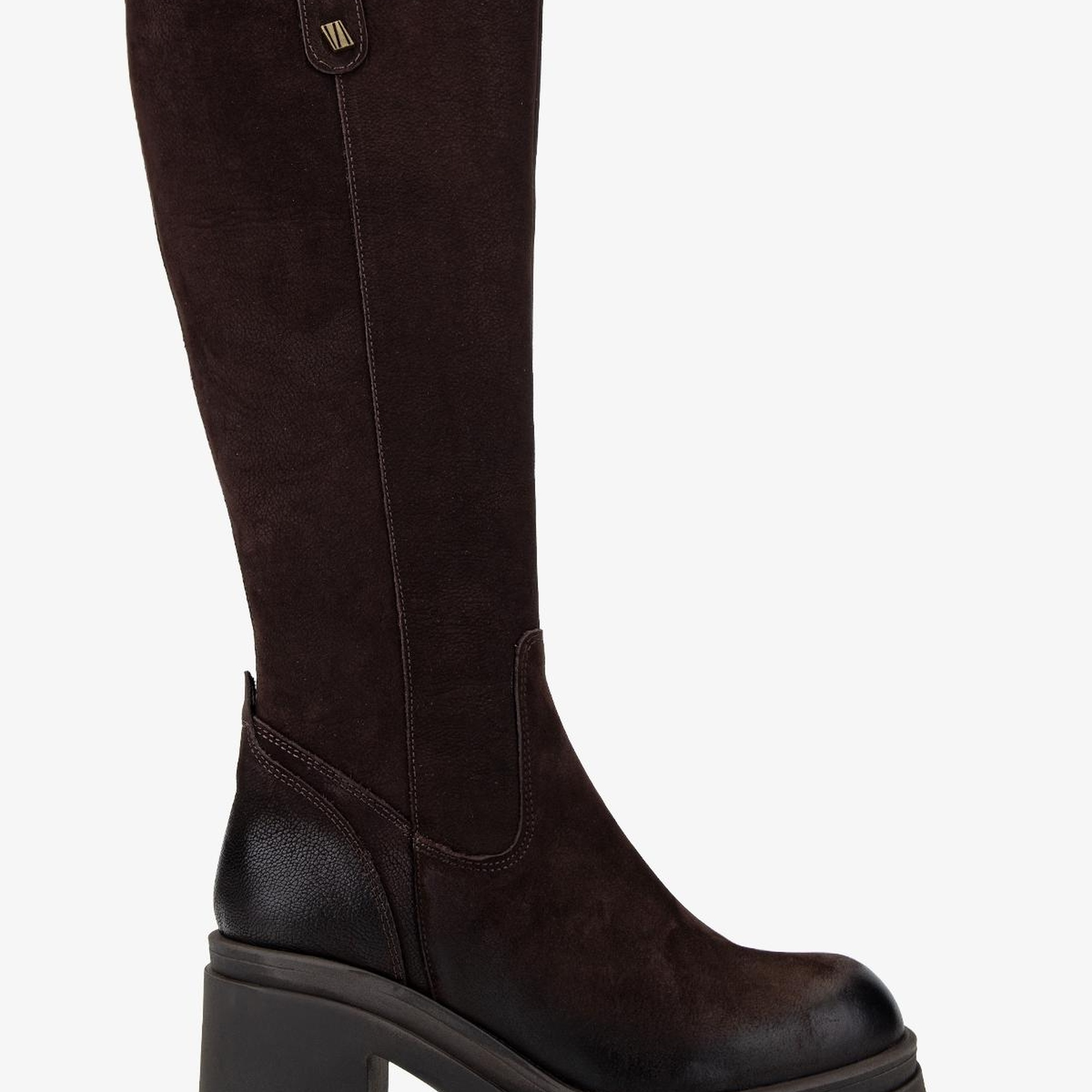 Valmenti Kadın Hakiki Deri Kahverengi Nubuk Casual Çizme