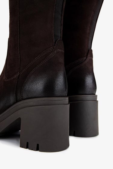  Valmenti Kadın Hakiki Deri Kahverengi Nubuk Casual Çizme