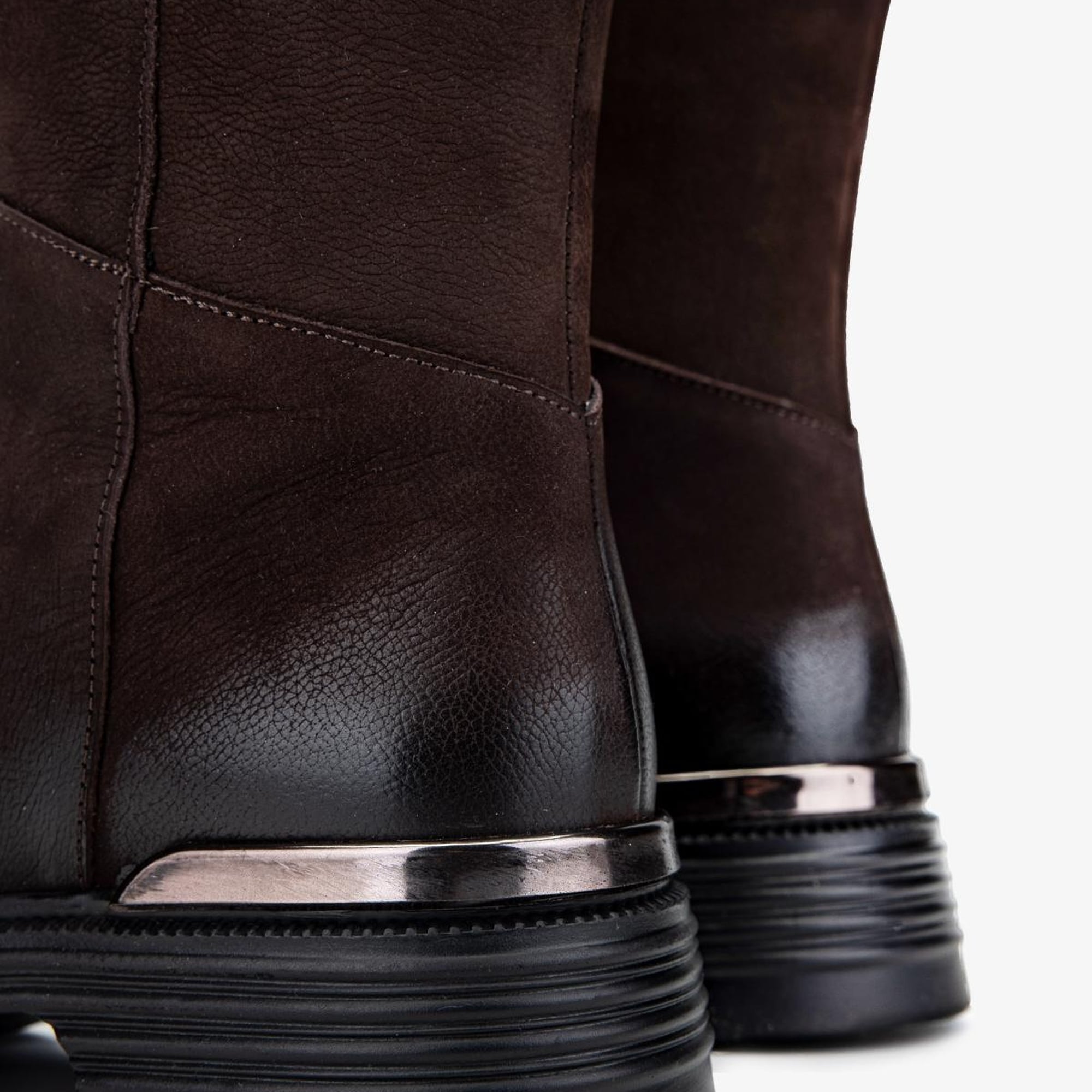 Valmenti Kadın Hakiki Deri Kahverengi Nubuk Casual Çizme