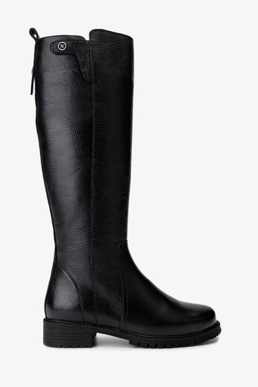  Valmenti Kadın Siyah Floter Casual Çizme