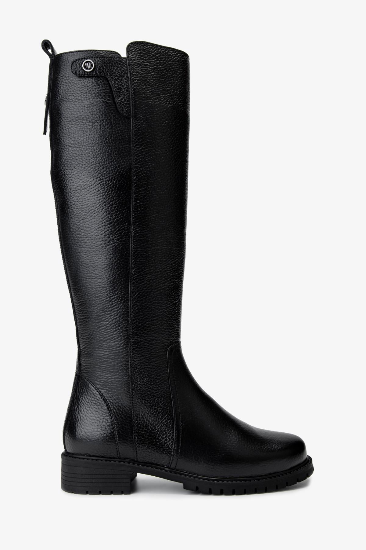  Valmenti Kadın Siyah Floter Casual Çizme