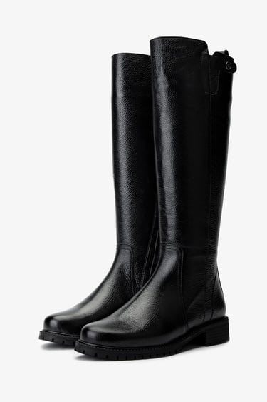  Valmenti Kadın Siyah Floter Casual Çizme