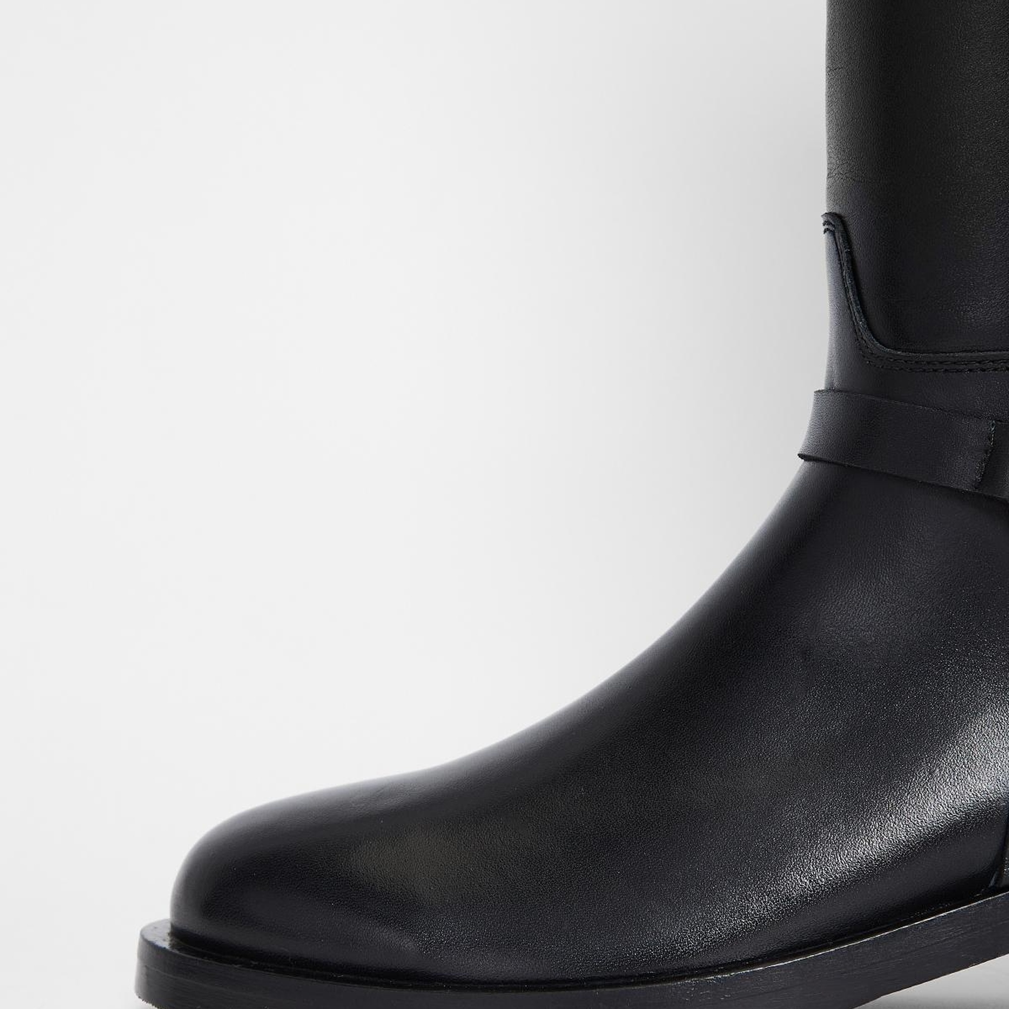 Valmenti Shaula Kadın Siyah Hakiki Deri Çizme