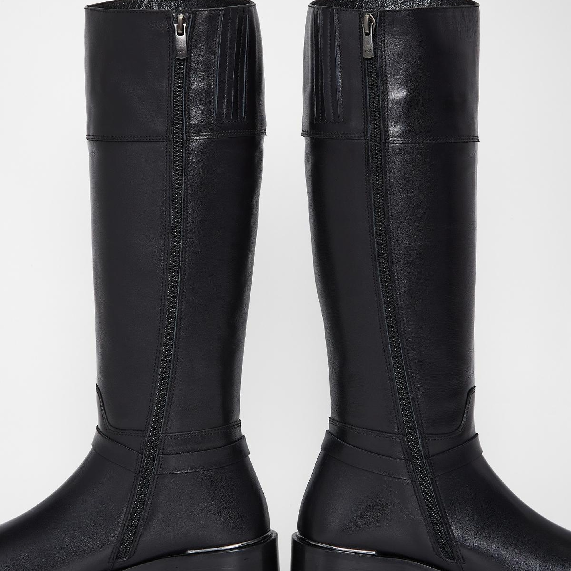 Valmenti Shaula Kadın Siyah Hakiki Deri Çizme