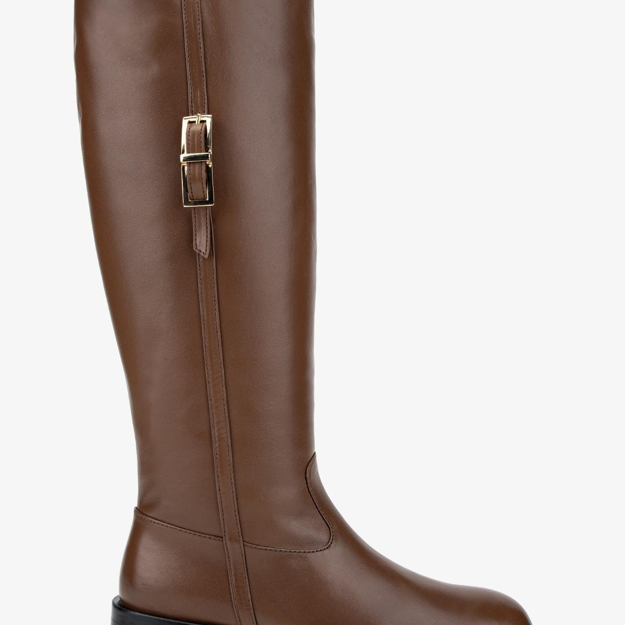 Valmenti Kadın Taba Deri Casual Çizme