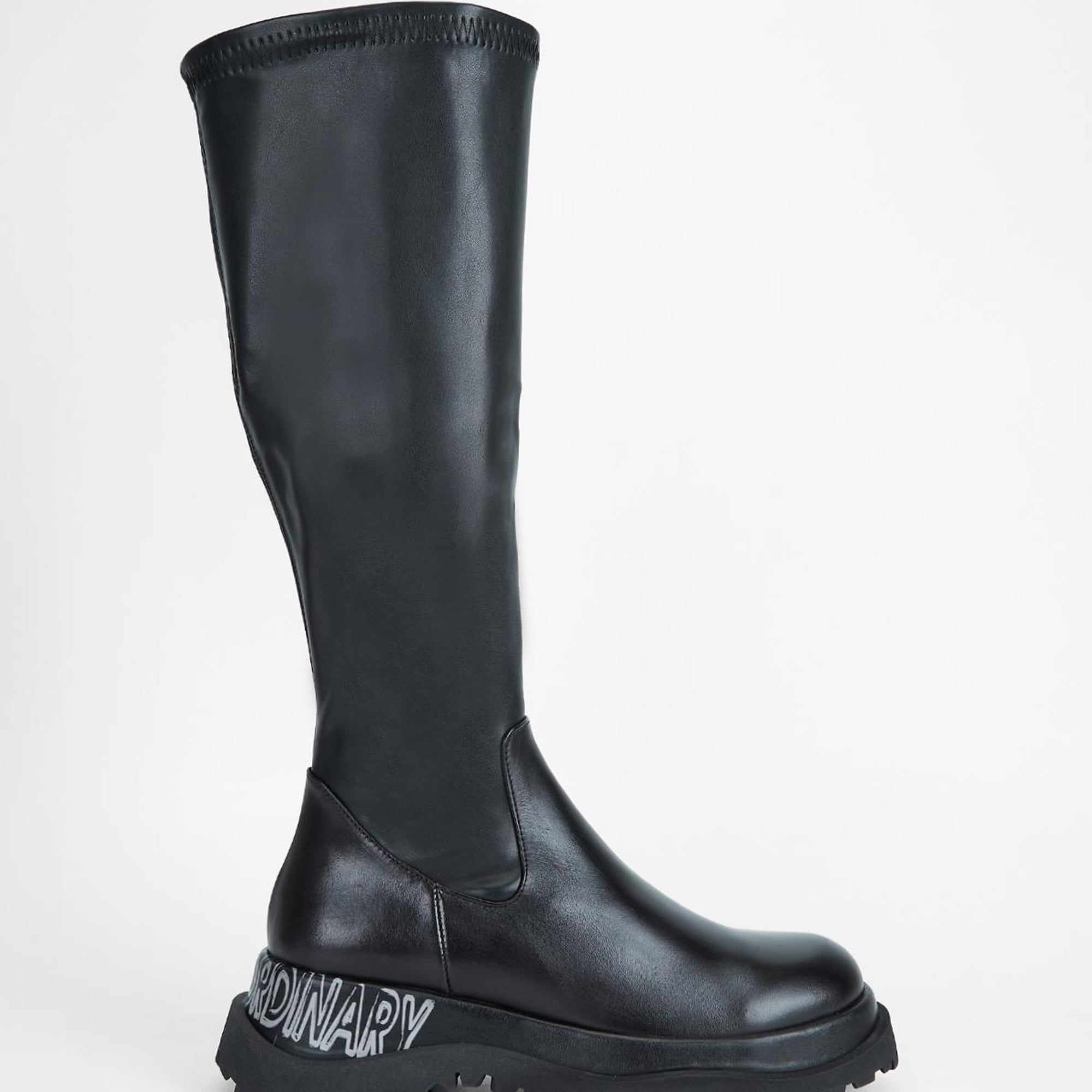 Valmenti Kadın Siyah Hakiki Deri Çizme