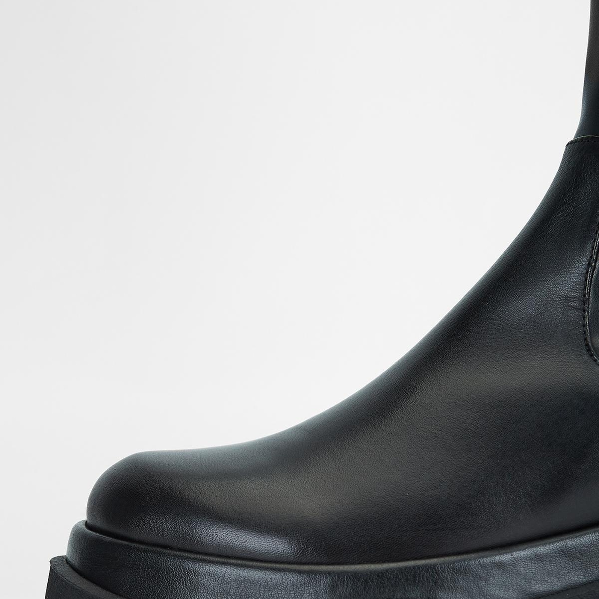 Valmenti Kadın Siyah Hakiki Deri Çizme