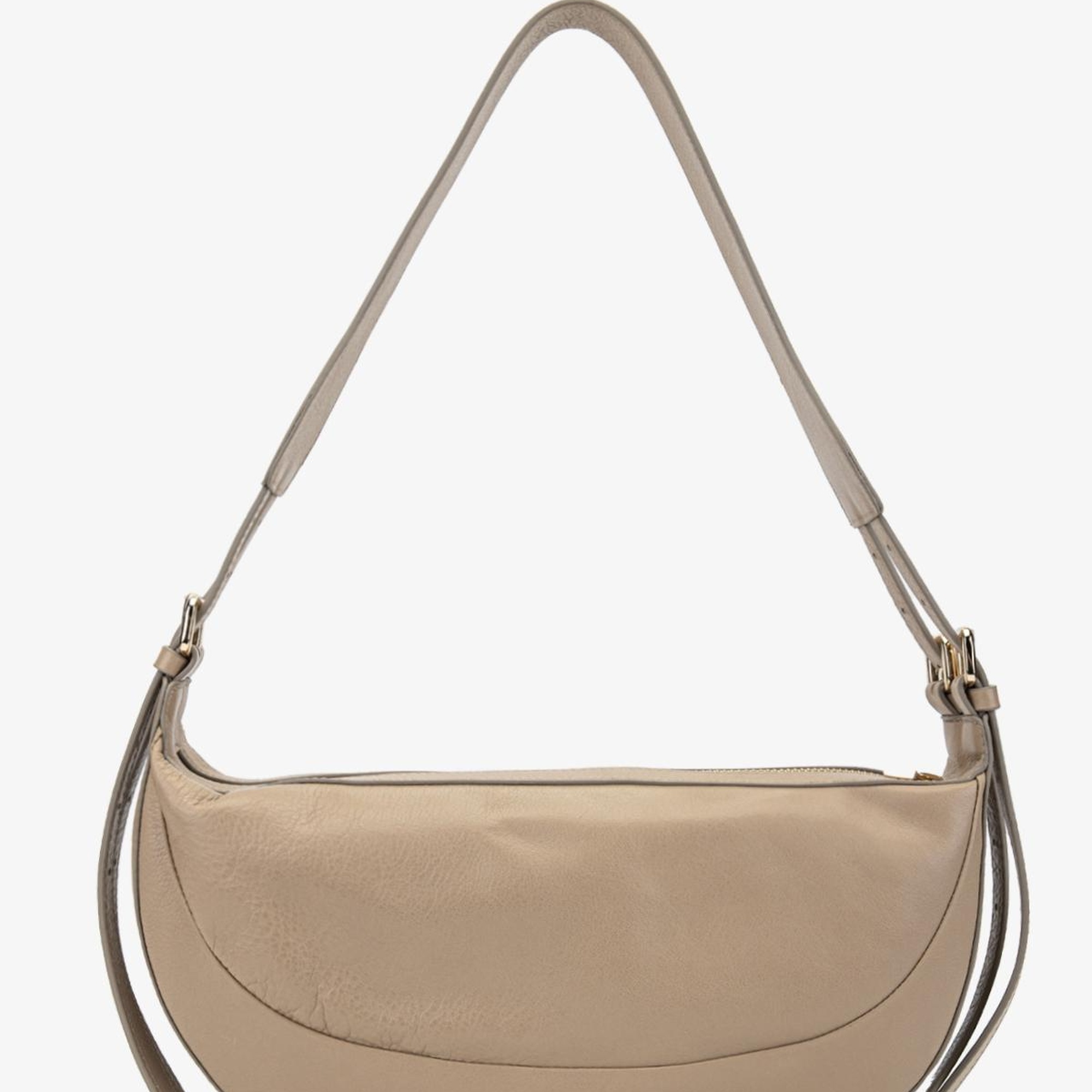 Valmenti Kadın Krem Hakiki Deri Omuz Çanta