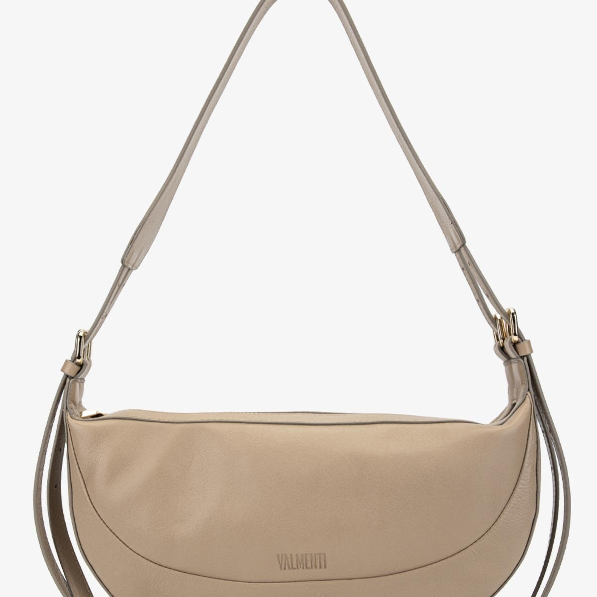 Valmenti Kadın Krem Hakiki Deri Omuz Çanta