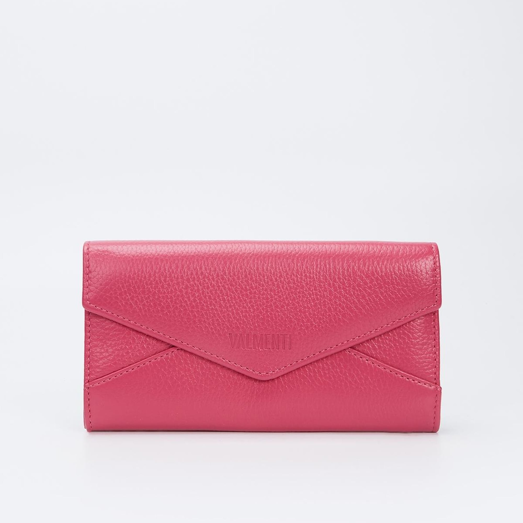 Valmenti Kadın Fuşya Hakiki Deri GÜNLÜK Cuzdan,Kartlık,Anahtarlık