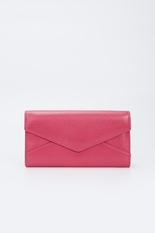  Valmenti Kadın Fuşya Hakiki Deri GÜNLÜK Cuzdan,Kartlık,Anahtarlık