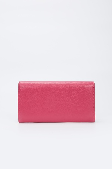  Valmenti Kadın Fuşya Hakiki Deri GÜNLÜK Cuzdan,Kartlık,Anahtarlık