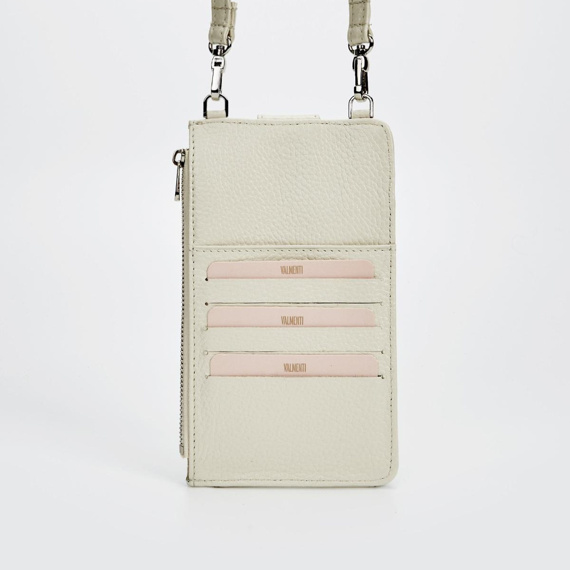 Valmenti Kadın Bej Hakiki Deri Cuzdan,Kartlık,Anahtarlık