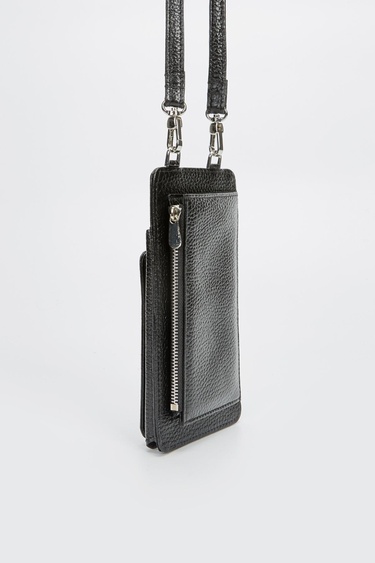  Valmenti Kadın Siyah Hakiki Deri GÜNLÜK Cuzdan,Kartlık,Anahtarlık