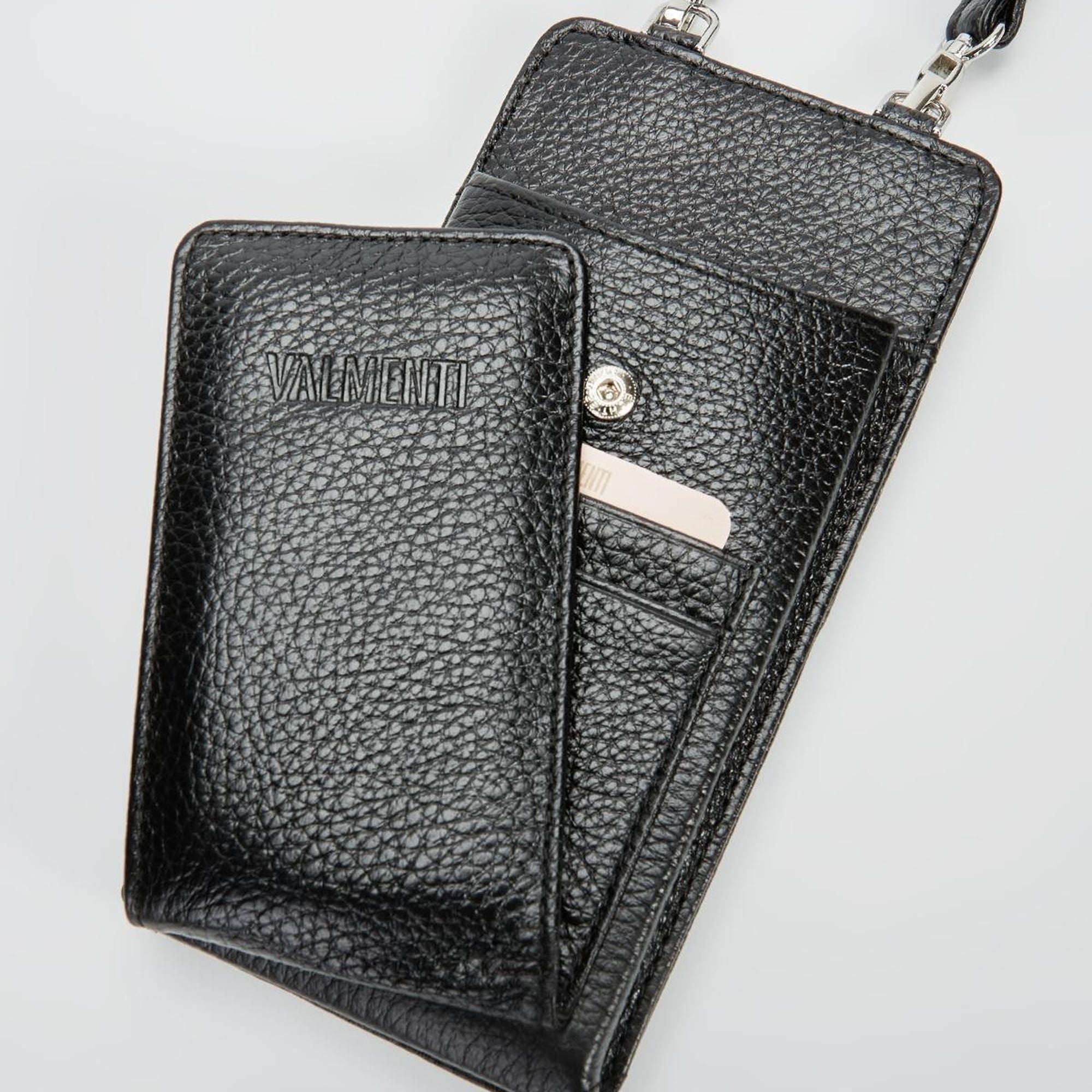 Valmenti Kadın Siyah Hakiki Deri GÜNLÜK Cuzdan,Kartlık,Anahtarlık
