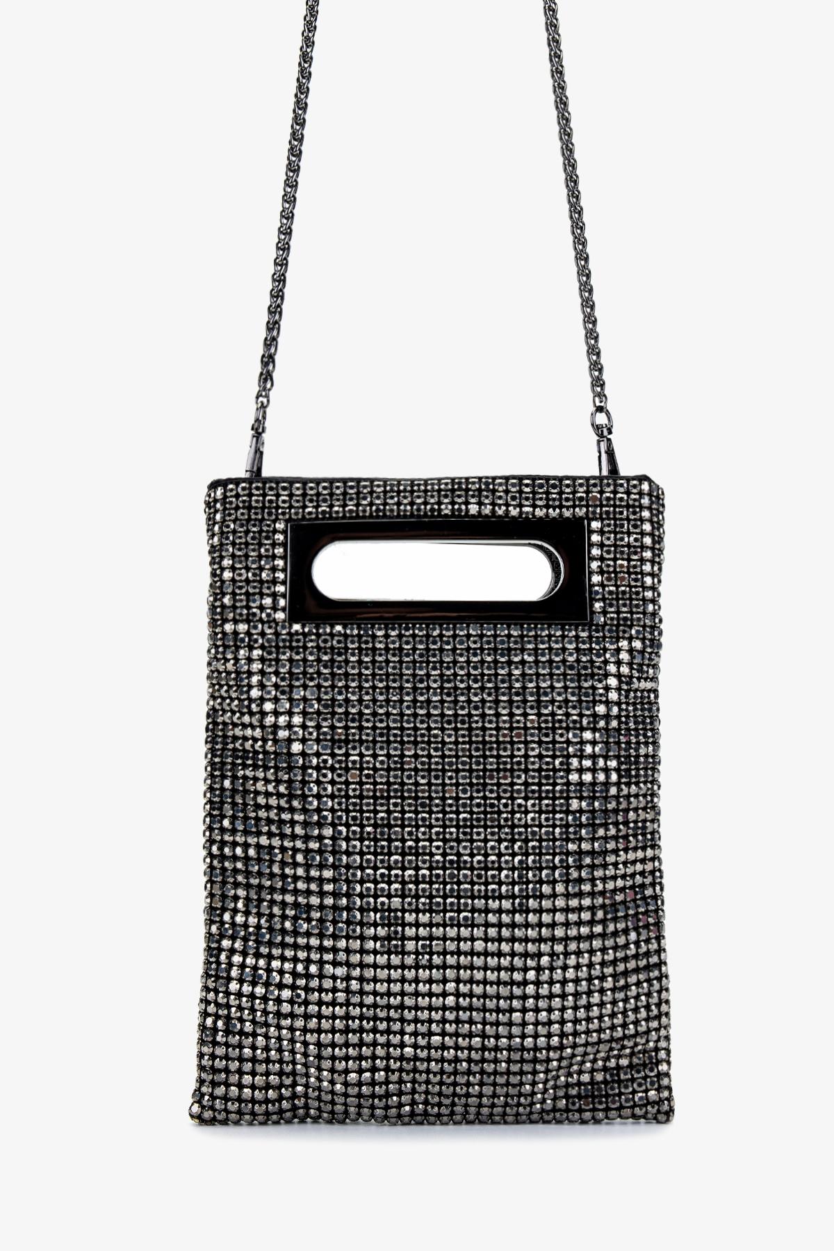  Valmenti Kadın Vegan Metalik Omuz Çanta